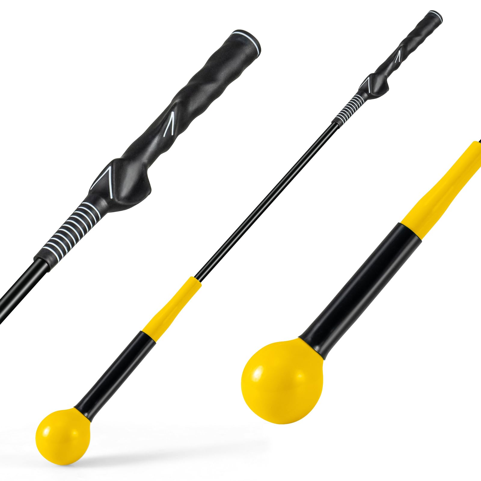 Amazon.com : GYMAX Golf Swing Trainer, Warm-Up Stick with Grip